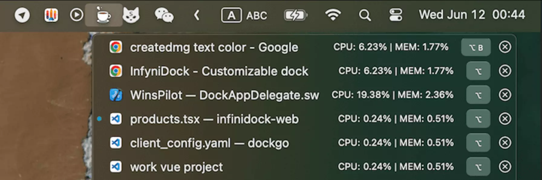 Every window gets a real Dock target